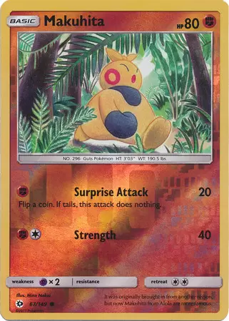 Sun & Moon - Makuhita Reverse