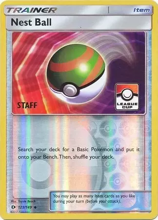 Sun & Moon - Nest Ball Reverse Pokemon League Staff