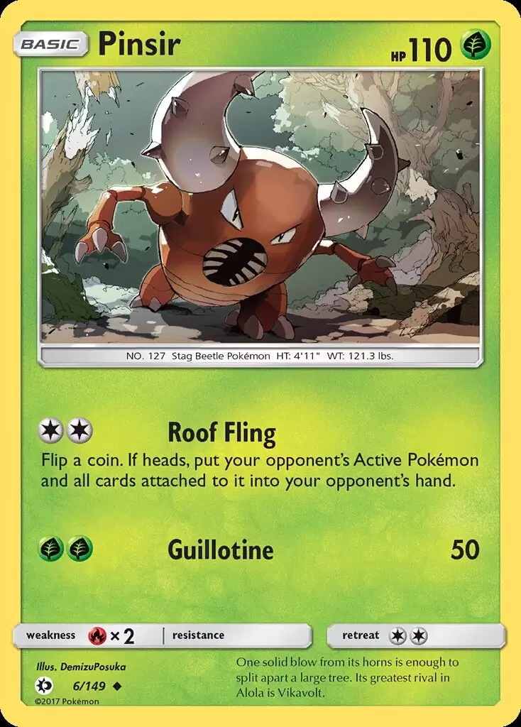 Sun & Moon - Pinsir