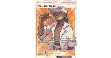 4x Professor Kukui Reverse Holo NM-Mint Pokemon SM01 Uncommon Su 128/149 