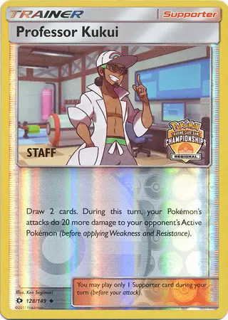 Sun & Moon - Professor Kukui Reverse Regional Championships Staff