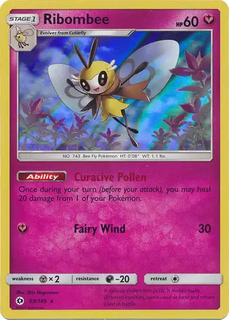 Sun & Moon - Ribombee Holo