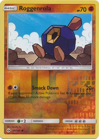 Sun & Moon - Roggenrola Reverse