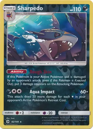 Sun & Moon - Sharpedo Reverse