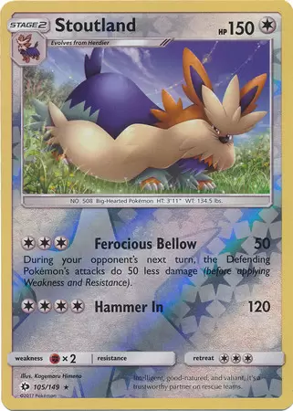 Sun & Moon - Stoutland Reverse