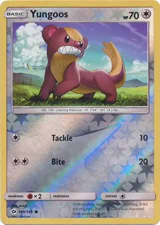 Sun & Moon - Yungoss Reverse
