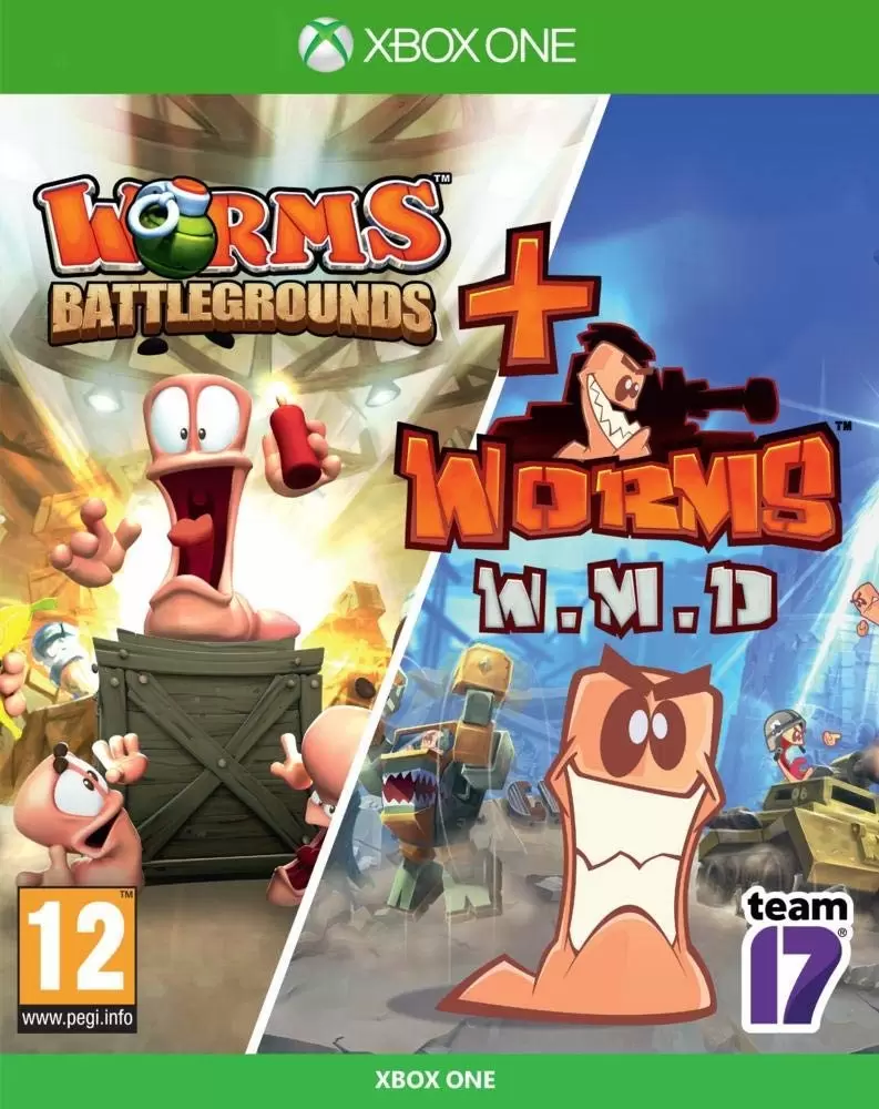 Jeux XBOX One - Worms Battleground + Worms WMD