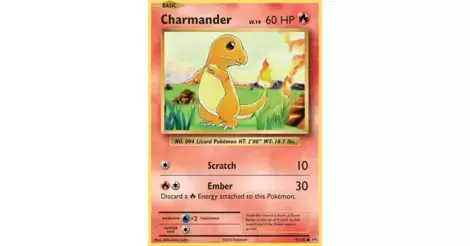 9/108 x4 Charmander Common Pokemon XY Evolutions M/NM English 