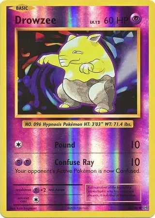 XY Evolutions - Drowzee Reverse
