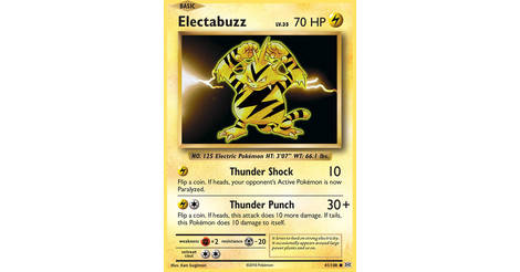 Electabuzz Xy Evolutions Pokemon Card 41 108