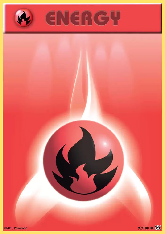 XY Evolutions - Fire Energy