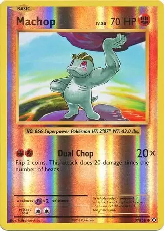 XY Evolutions - Machop Reverse