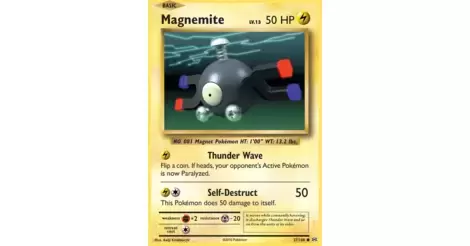 Magnemite Common Reverse Holo Pokemon Card XY12 Evolutions 37/108 
