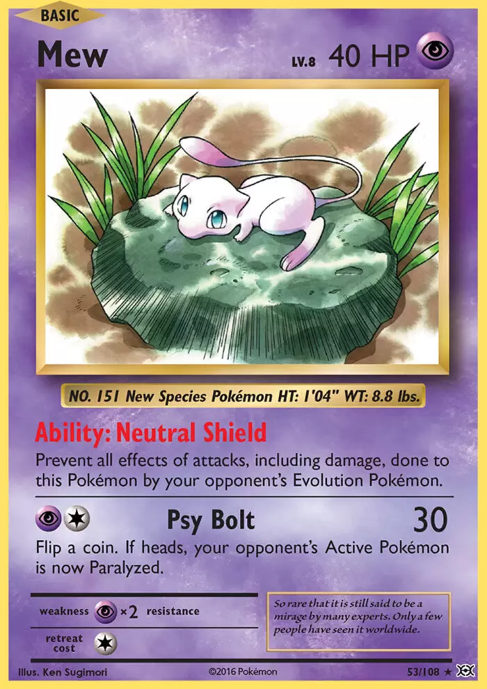 XY Evolutions - Mew