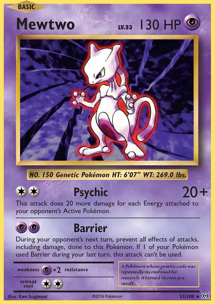 Mewtwo - XY - Evolutions - Pokemon