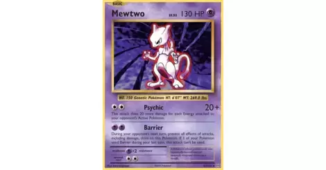 Mewtwo LV.X - DP28 - Diamond and Pearl Promos - Pokemon