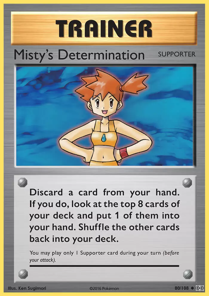 XY Evolutions - Misty\'s Determination