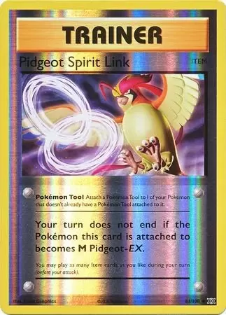 XY Evolutions - Pidgeot Spirit Link Reverse