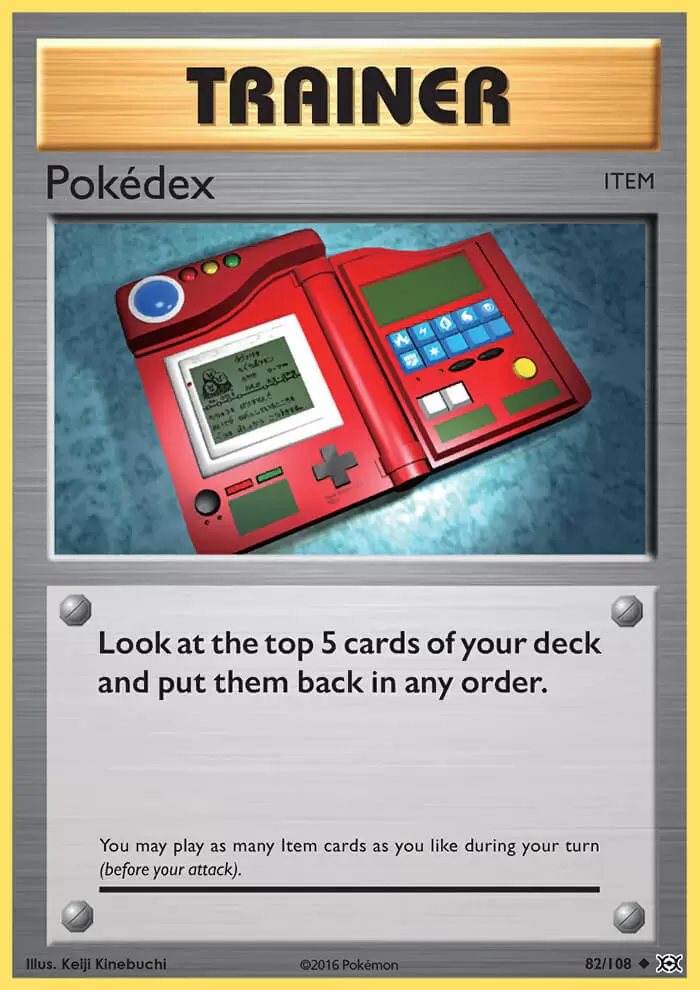 XY Evolutions - Pokédex