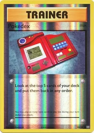 XY Evolutions - Pokédex Reverse