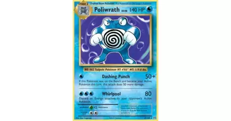MINT Pokemon Card Poliwrath Rare Holo NM * XY Evolutions 25/108 