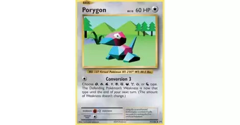 Pokemon XY Evolutions Porygon Reverse Holo 71/108