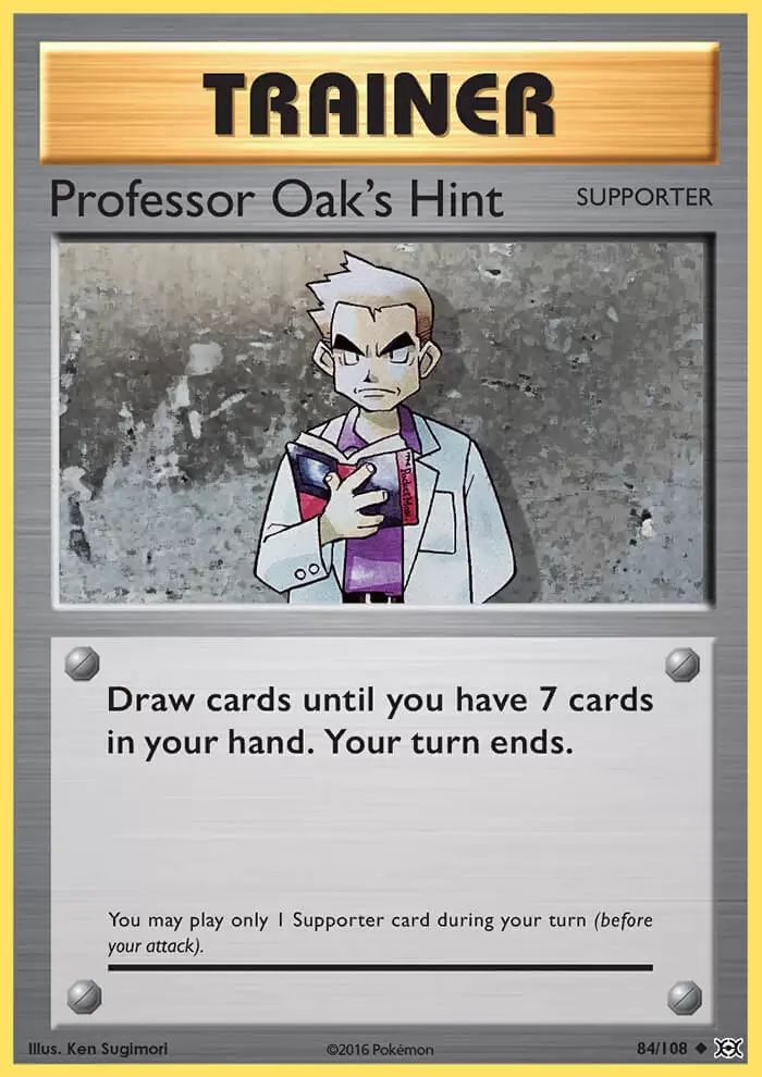 XY Evolutions - Professor Oak\'s Hint