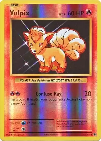XY Evolutions - Vulpix Reverse