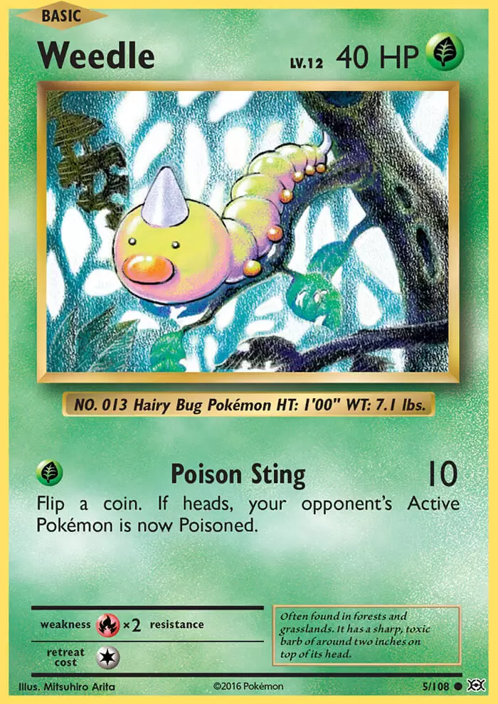 XY Evolutions - Weedle