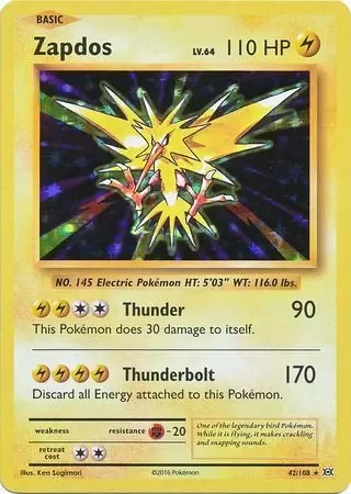 XY Evolutions - Zapdos Holo