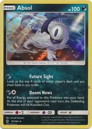 Guardians Rising - Absol Holo