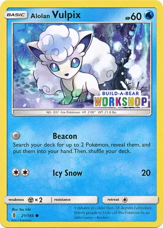 Guardians Rising - Alolan Vulpix Build-A-Bear Workshop
