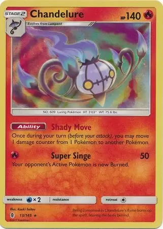 Guardians Rising - Chandelure Holo