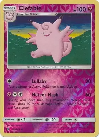 Guardians Rising - Clefable Reverse