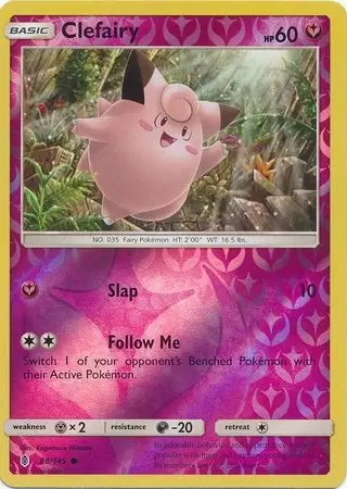 Guardians Rising - Clefairy Reverse