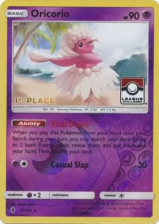 Guardians Rising - Oricorio Reverse 1st Place Pokemon League
