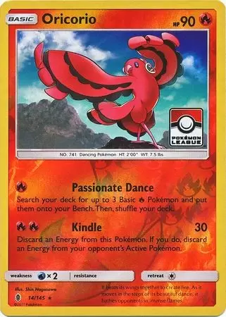Guardians Rising - Oricorio Reverse Pokemon League