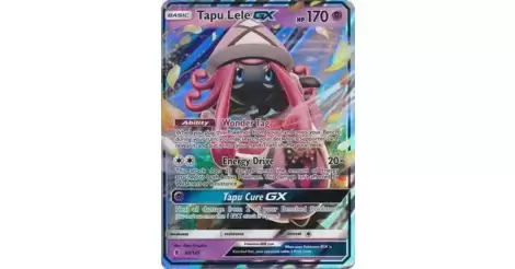 SM - Guardians Rising Ultra Rare 60 Pokémon TCG Details about   Tapu Lele GX