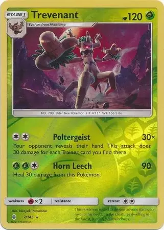 Guardians Rising - Trevenant Reverse