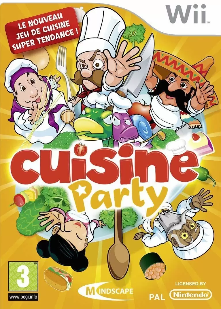 Nintendo Wii Games - Cuisine Party