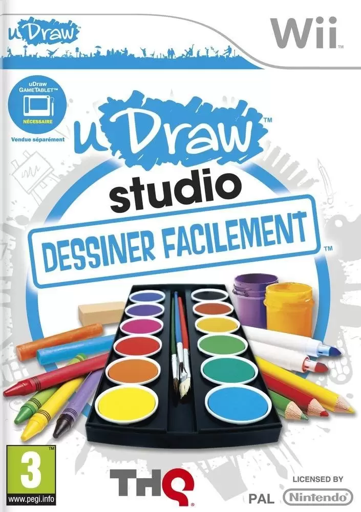 Jeux Nintendo Wii - uDraw Studio : Dessiner Facilement