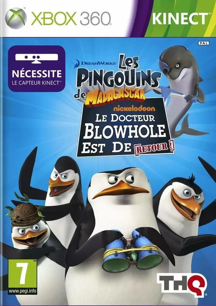 Jeux XBOX 360 - Les Pingouins de Madagascar : Le Dr Blowhole est de retour