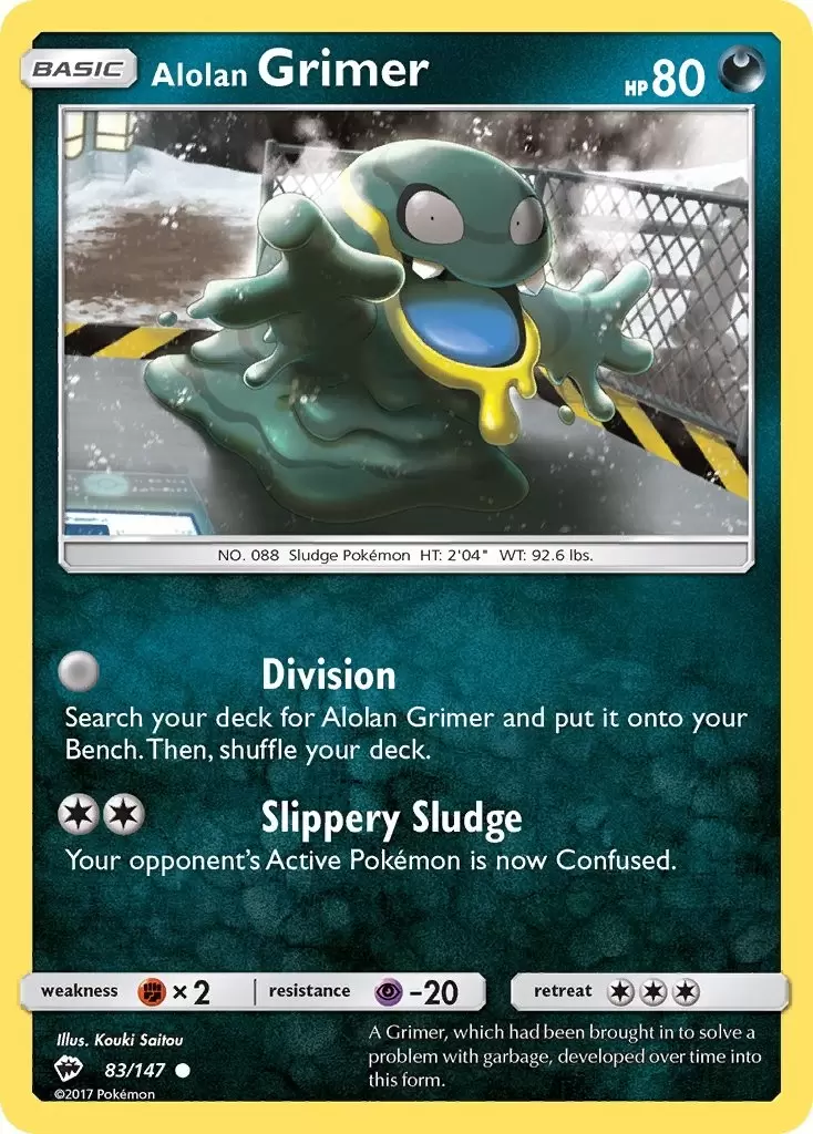 Burning Shadows - Alolan Grimer