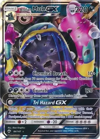 Burning Shadows - Alolan Muk GX