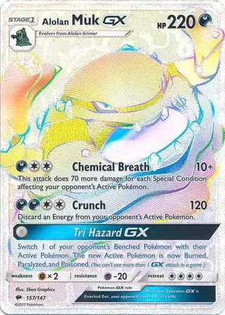 Burning Shadows - Alolan Muk GX