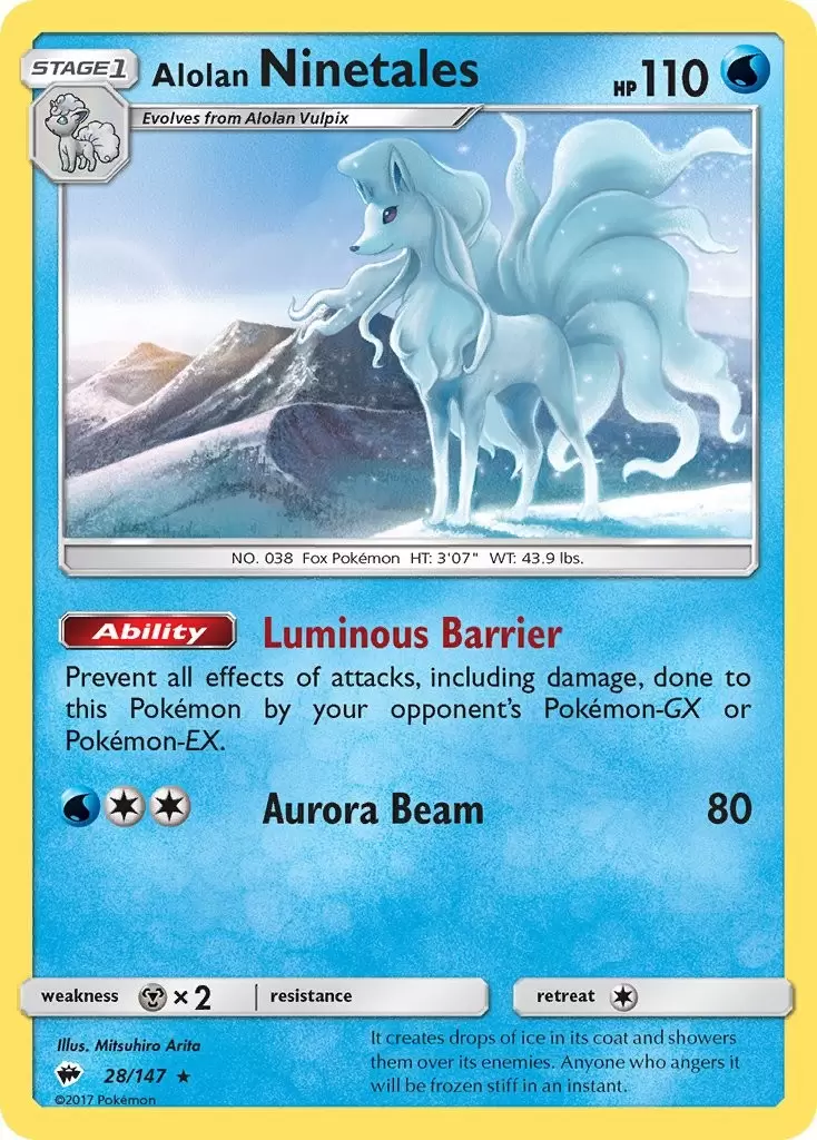 Burning Shadows - Alolan Ninetales