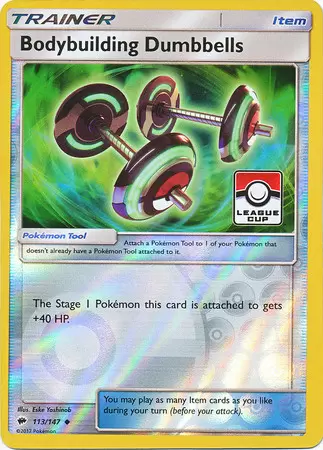 Burning Shadows - Bodybuilding Dumbbells Reverse Pokemon League