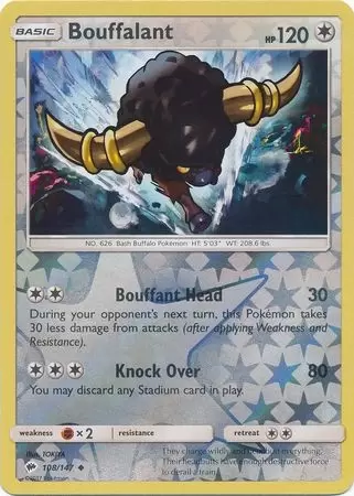 Burning Shadows - Bouffalant Reverse