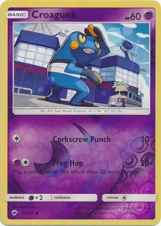 Burning Shadows - Croagunk Reverse