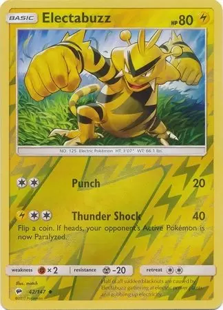 Burning Shadows - Electabuzz Reverse